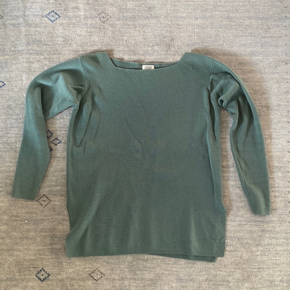 Eileen fisher boat neck sweater